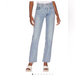 Agolde Lana High Rise Straight Leg Jeans Size 28